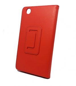 محفظة جلدية لجهاز سامسونج تاب  3,تاب 7-أحمر