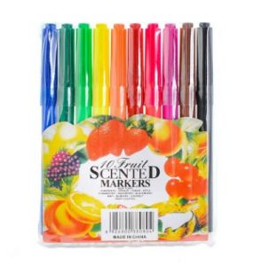 10 افلام تلوين Fruit scented markers