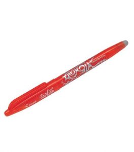 بايلوت - قلم متعدد الاستعمالات وقابل للمسح أحمر